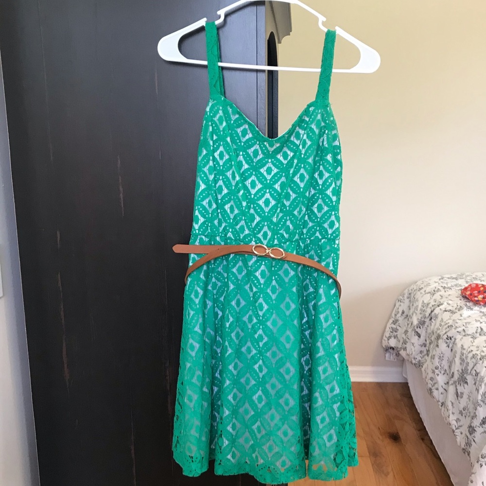 Green dress